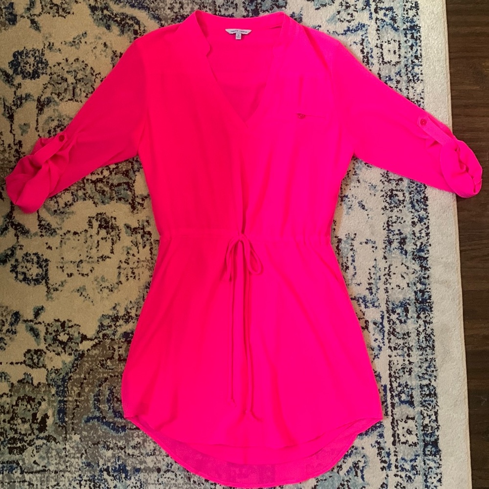 Hot pink dress